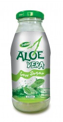 Aloe vera low sugar glass bottle 250ml